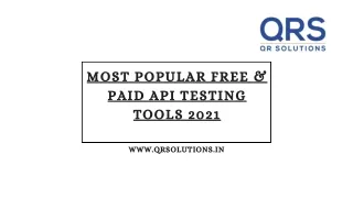 most popular free paid api testing tools 2021