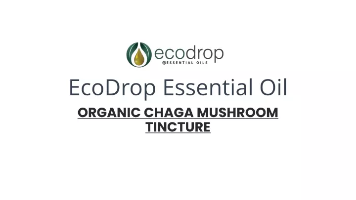 ecodrop essential oil