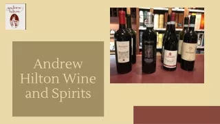 Get Delivery of Liquor at your Door Step from Andrew Hilton Wine and Spirits in Lethbridge