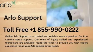 Arlo Support| Toll Free  1 855-990-0222