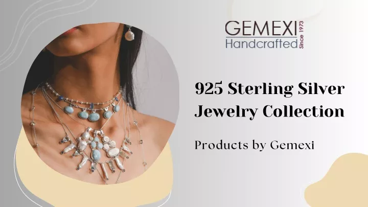 925 sterling silver jewelry collection