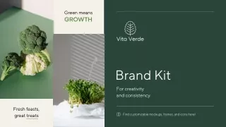 Green Beige Simple Structured Lines Food and Beverage Brand Guidelines Presentation