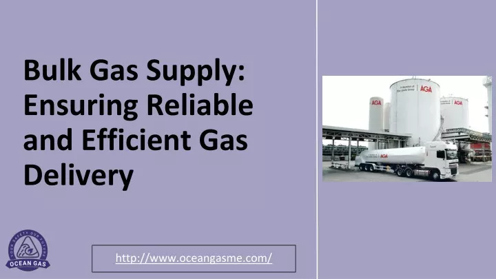 bulk gas supply ensuring reliable and efficient gas delivery