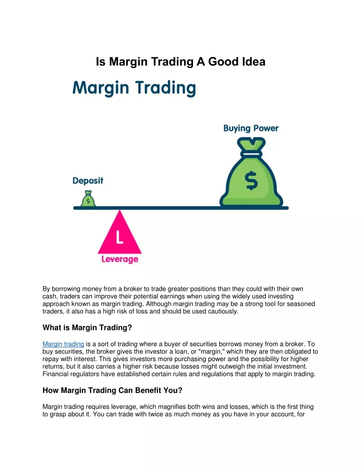 is margin trading a good idea