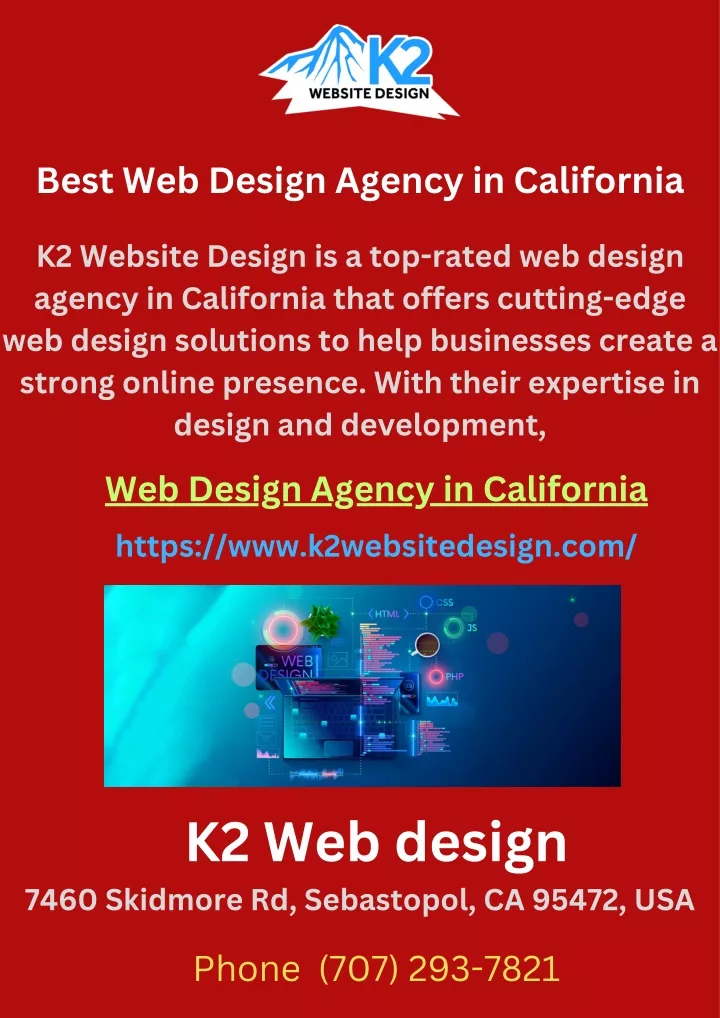 best web design agency in california