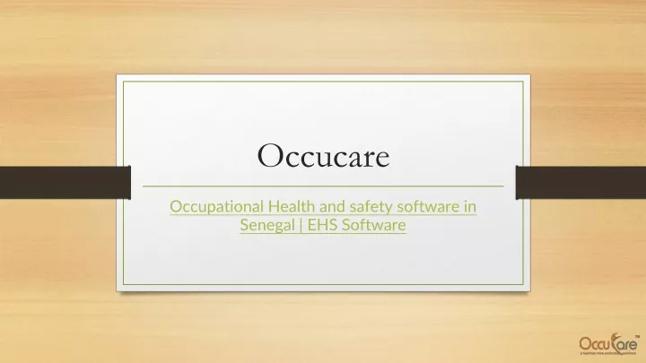 occucare