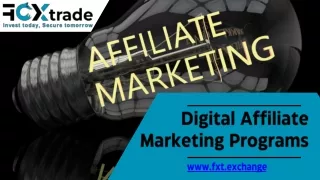 Digital Affiliate Marketing Programs - Fox Trade