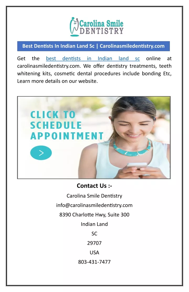 best dentists in indian land