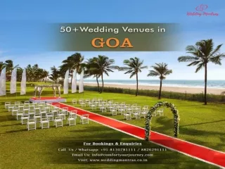 Awesome Wedding Destination in Goa