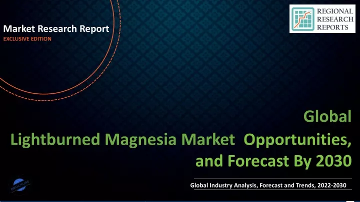 market research report exclusive edition