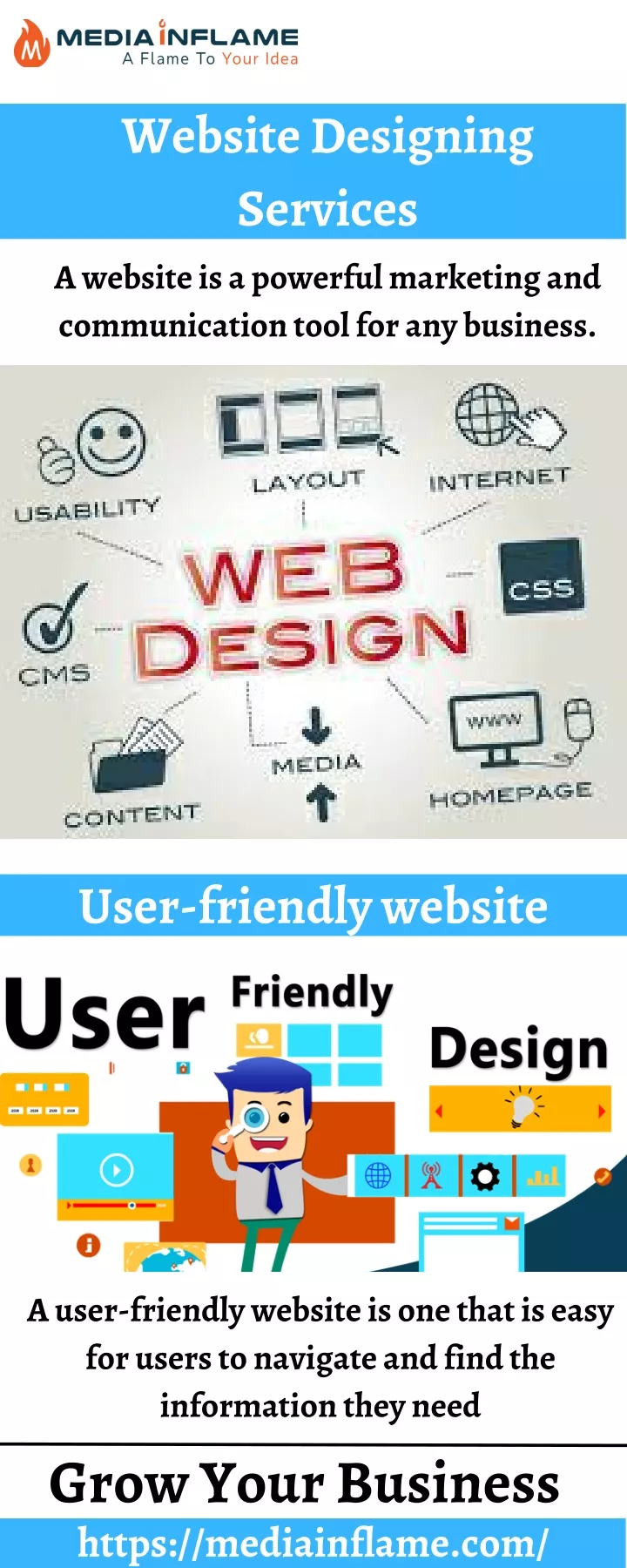 website designing services a website