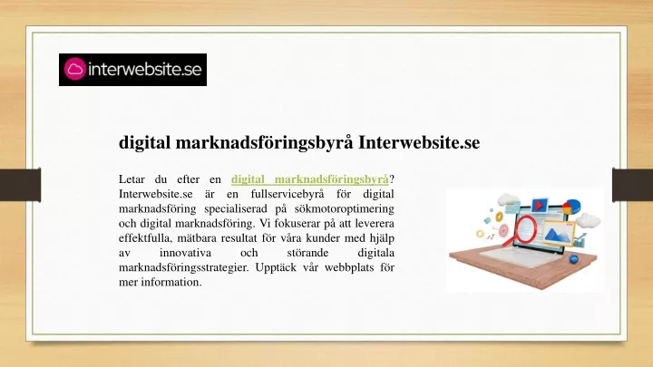 digital marknadsf ringsbyr interwebsite se