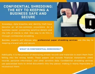 Secure Your Brand With Confidential Shredding