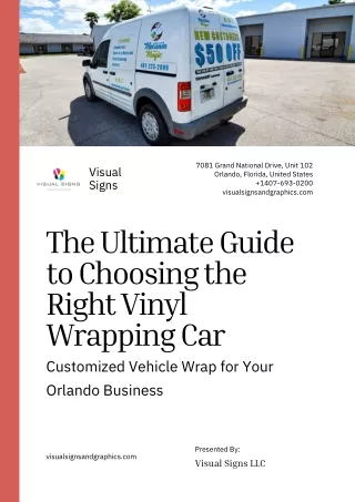 The Ultimate Guide to Choosing the Right Vinyl Wrapping Car