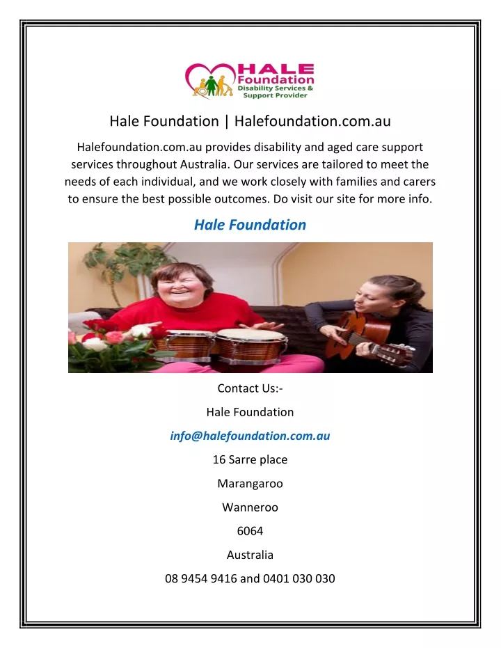 hale foundation halefoundation com au