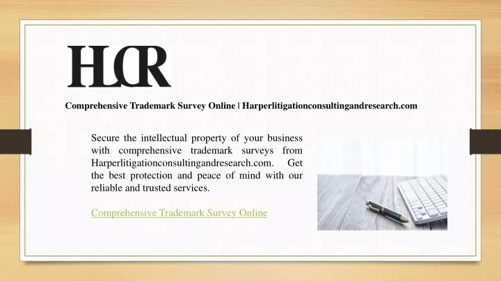 comprehensive trademark survey online