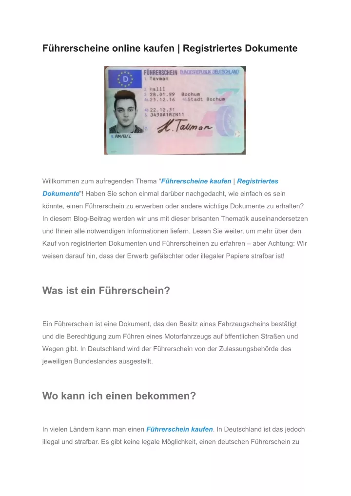 f hrerscheine online kaufen registriertes