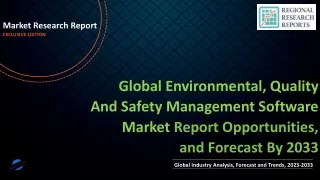 Environmental, Quality And Safety Management Software Market will reach at a CAGR of 12.2% from 2023 to 2033