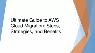 ultimate guide to aws cloud migration steps