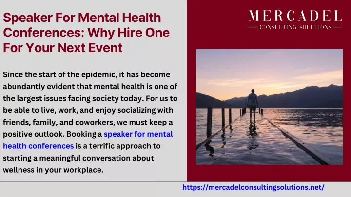 speaker for mental health conferences why hire