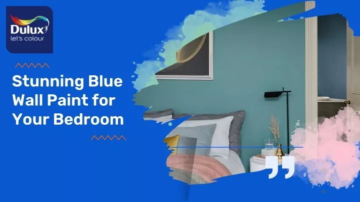 stunning blue wall paint for your bedroom