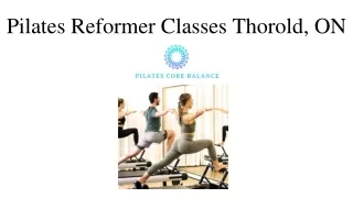 pilates reformer classes thorold on