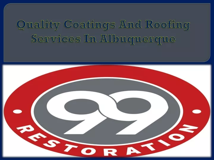 quality coatings and roofing services in albuquerque