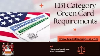 EB1 Category Green Card Requirements And Eligibility