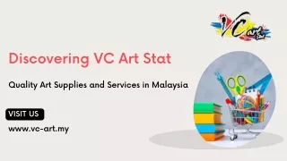 Quality Art Supplies and Services in Malaysia