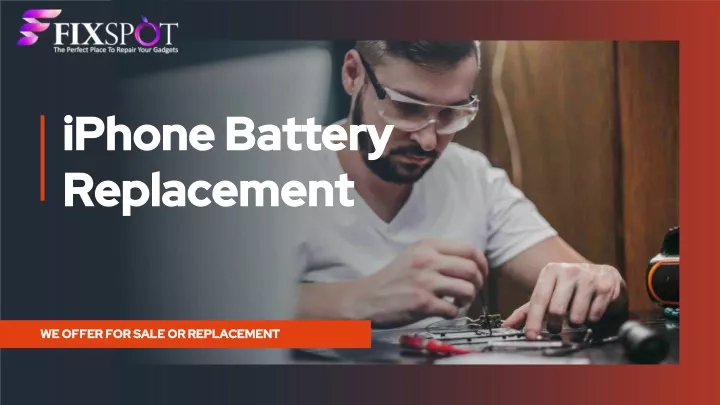 iphone battery replacement