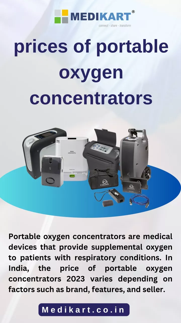 prices of portable oxygen concentrators