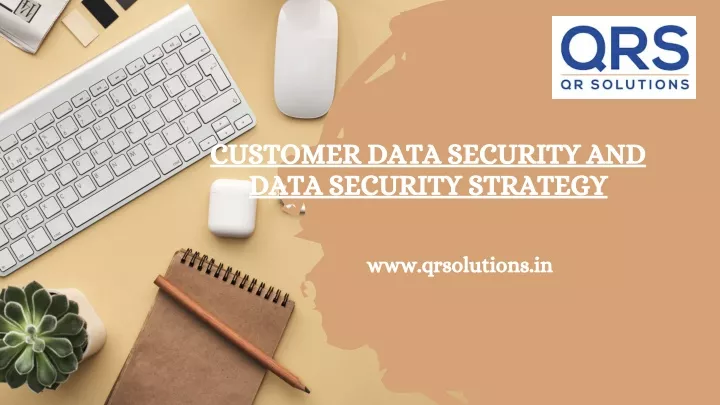 customer data security and data security strategy