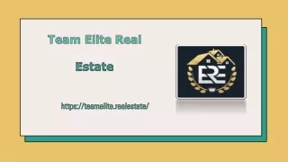 Team Elite Real Estate Agent-Services