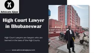 High Court Lawyer in Bhubaneswar