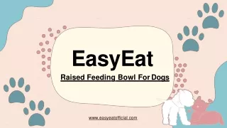 EasyEat Raised Feeding Bowl for Dogs