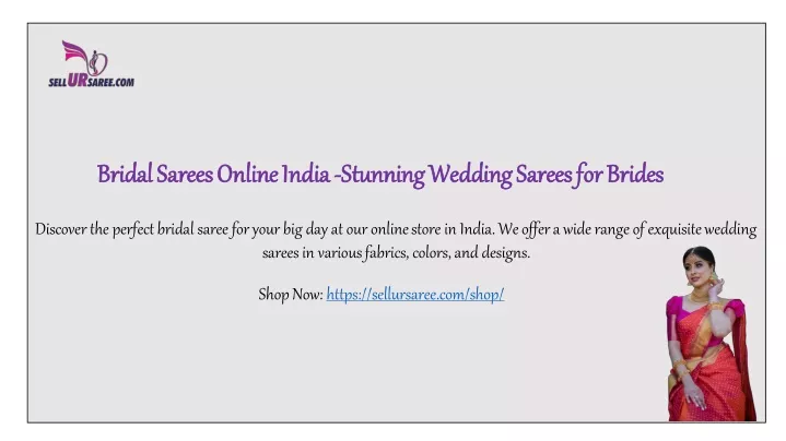 bridal bridal sarees