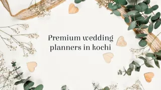 premium wedding planner in kochi