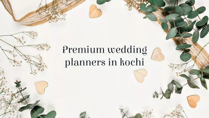 premium wedding planners in kochi