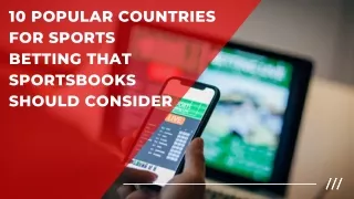 10 Popular Countries For Sports Betting
