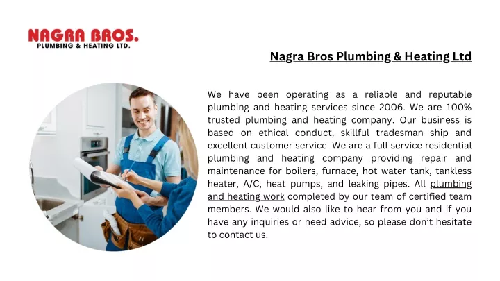 nagra bros plumbing heating ltd
