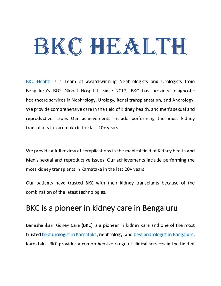 bkc health