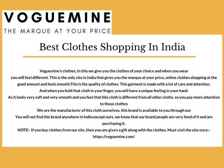 best clothes shopping in india