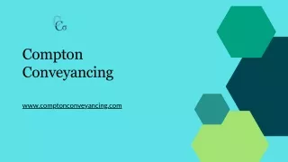 What Property Gifting services does Compton Conveyancing offer?