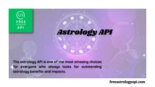 Astrology API