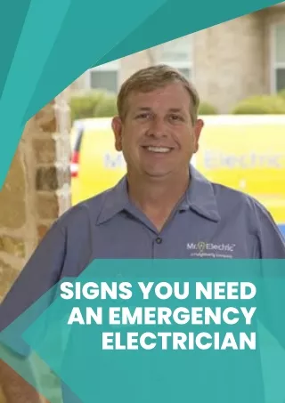 Signs You Need an Emergency Electrician