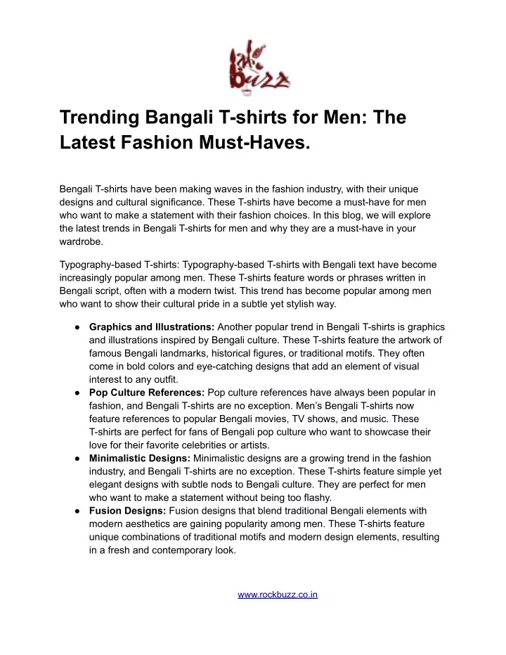 trending bangali t shirts for men the latest