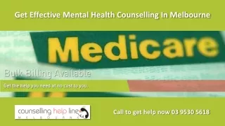 Get Effective Mental Health Counselling In Melbourne