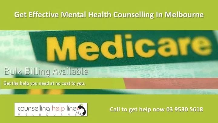 get effective mental health counselling