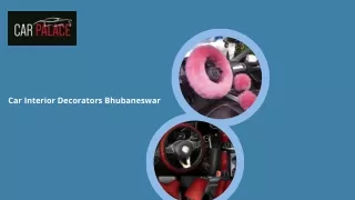 Car Interior Decorators Bhubaneswar