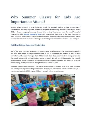 Why Summer Classes for Kids Are Important to Attend_.docx